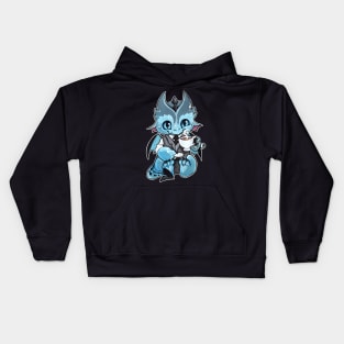 Tea time dragon Kids Hoodie